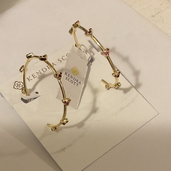 NWT Kendra Scott Haven Heart Earrings - Picture 5 of 8